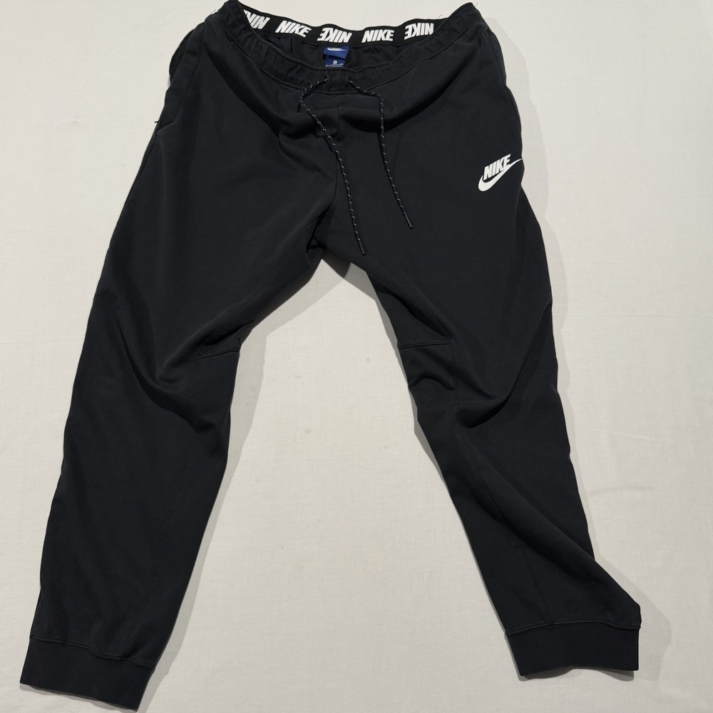 Nike NSW Track Pants Mens XL Black Waistband Jogger Sweatpants AQ7230-010 Mint